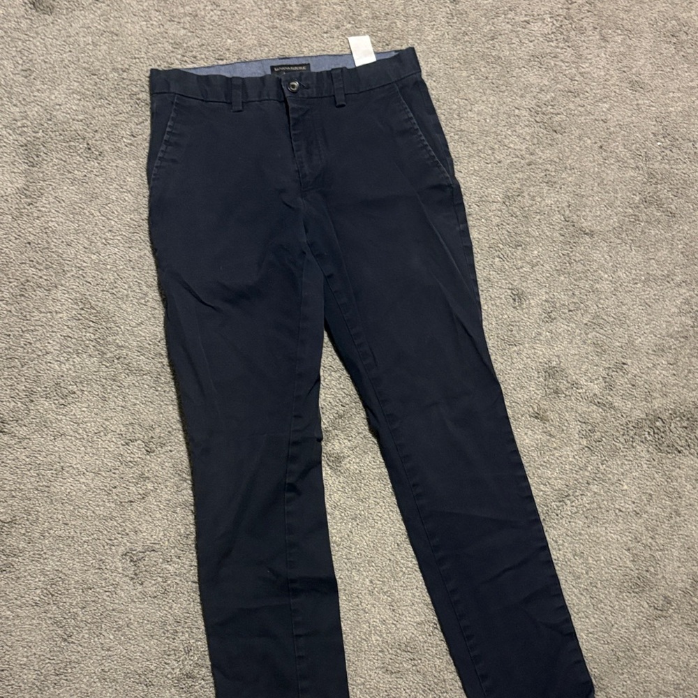 Banana Republic Striped Chino Pants